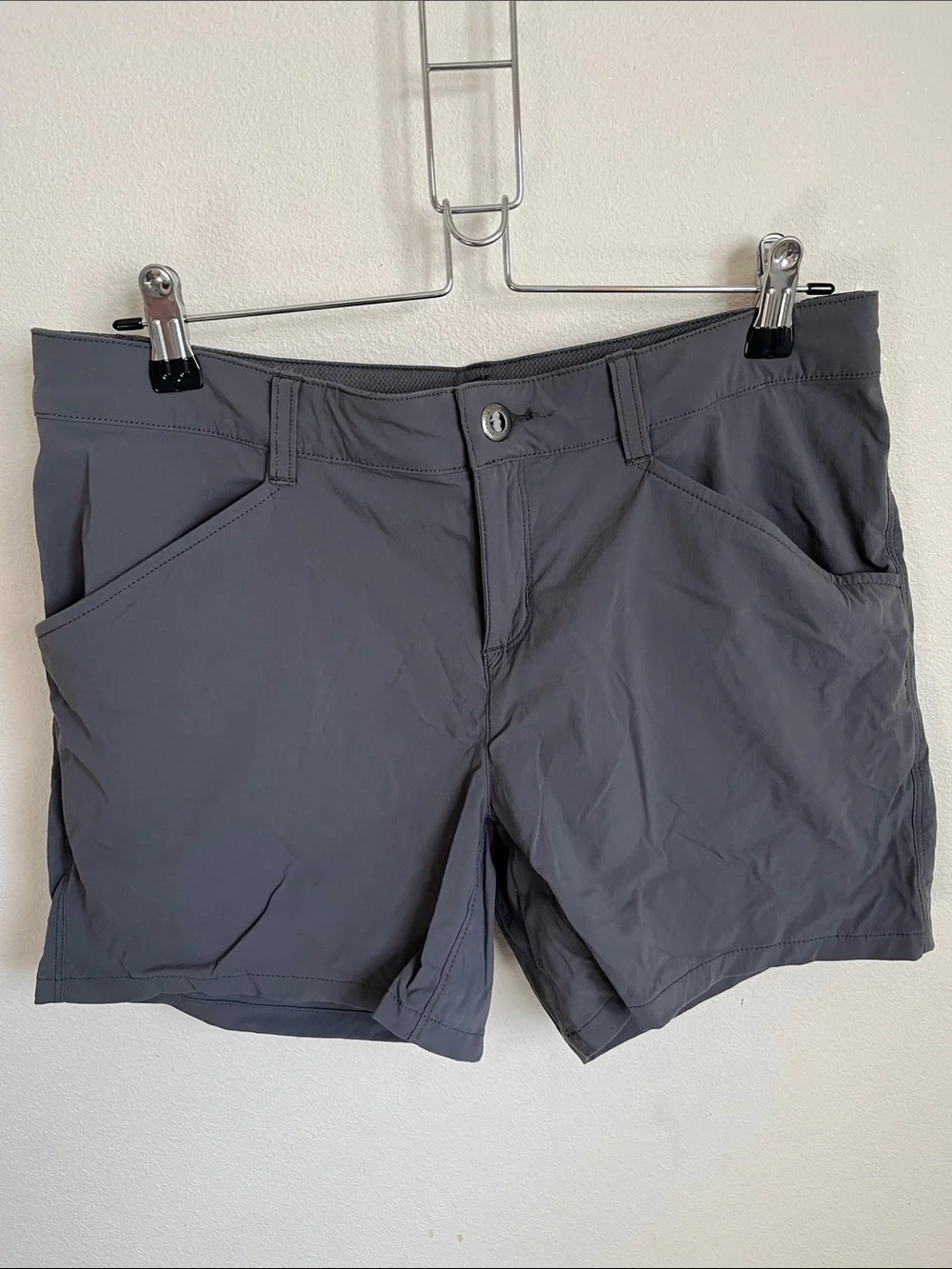 Patagonia Charcoal Gray Women's Outdoor Shorts